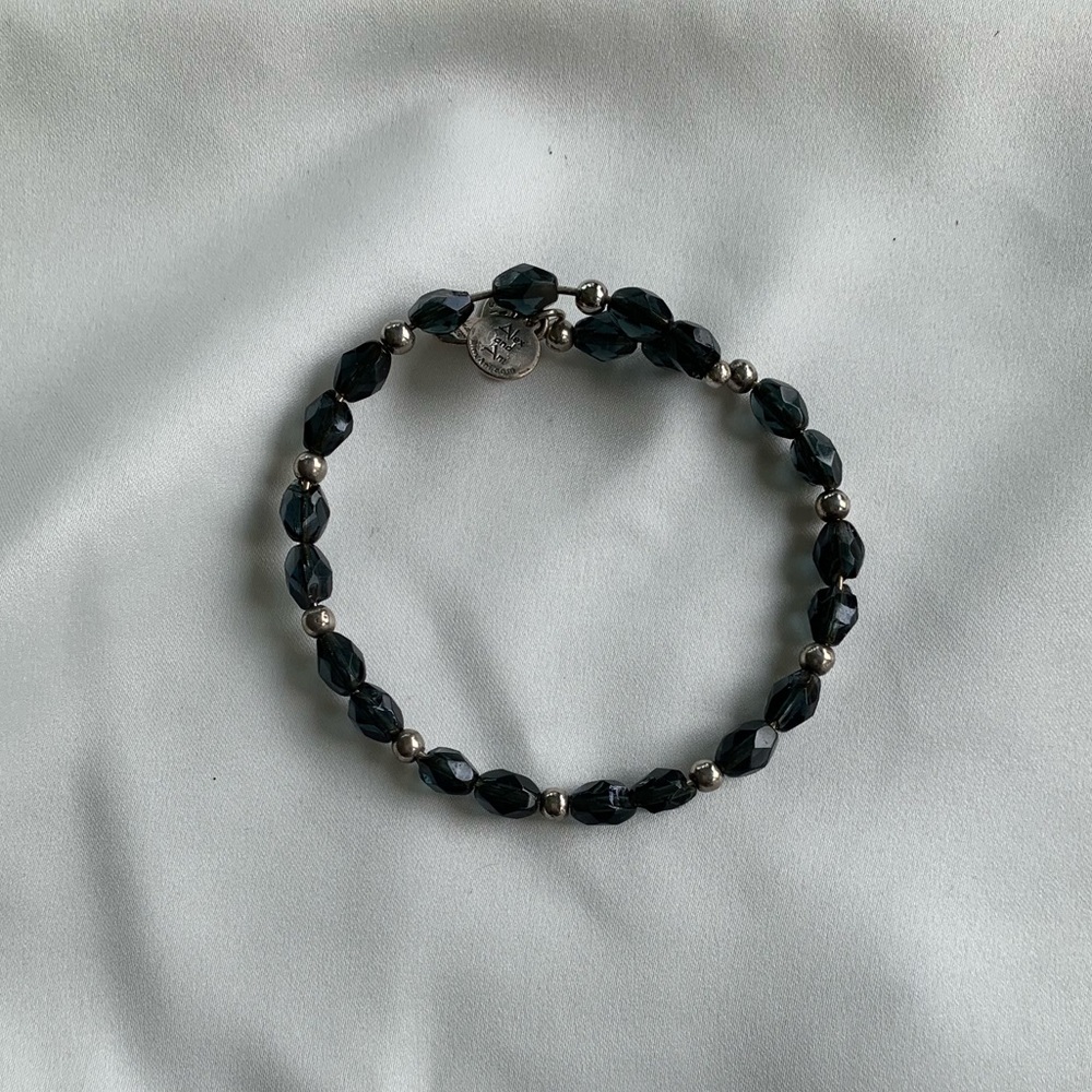 Alex and Ani vintage 66 black bracelet